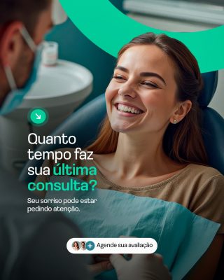 Dentista Consulta Quanto Tempo Faz Sua Última Consulta PSD Editável