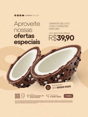 Páscoa Aproveite Nossas Ofertas Especiais PSD Editável