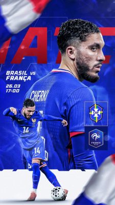 Futebol Brasil x França 26