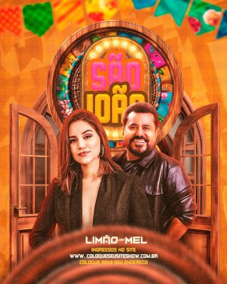 São João Limão com Mel Festa Junina Evento PSD Editável