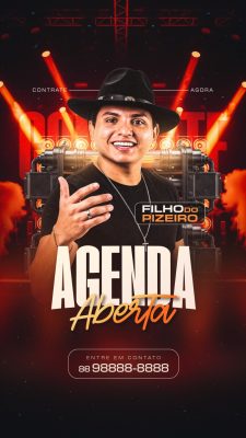 Agenda Aberta Filho do Pizeiro Contrate Agora PSD Editável