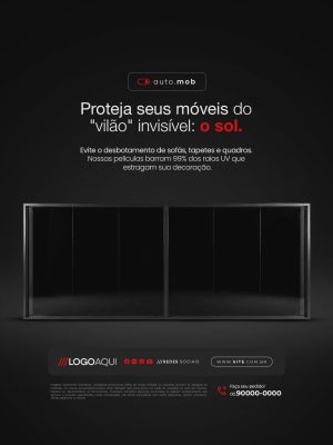 Insufilm Proteja Seus Móveis do Vilão Invisível o Sol PSD Editável