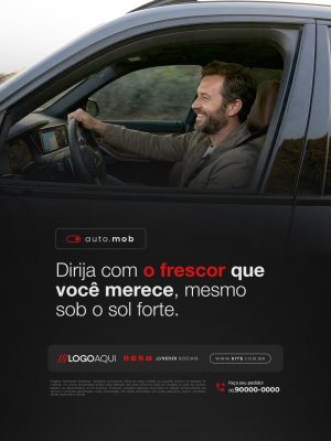 Insufilm Automotivo Películas Dirija com o Frescor que Você Merece PSD Editável