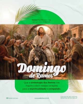Domingo de Ramos  PSD Editável
