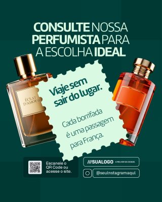 Perfumaria Consulte Nossa Perfumistas Para A Escolha Ideal PSD Editável