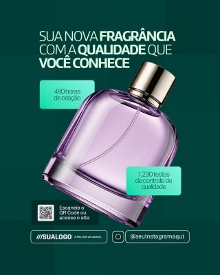Perfumaria Sua Nova Fragrância Com Qualidade Que Você Conhece PSD Editável