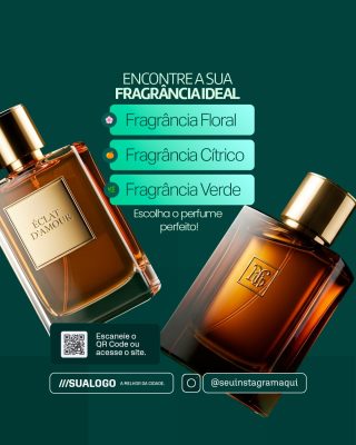 Perfumaria Encontre Sua Fragrância Ideal PSD Editável