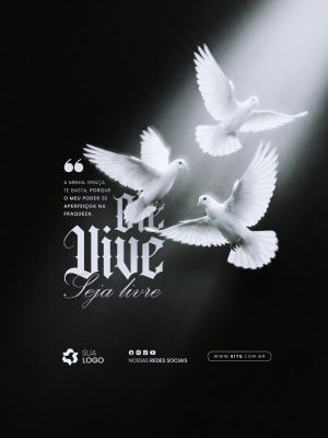 Frase Motivacional A Minha Graça Te Basta PSD Editável