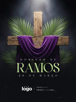 Domingo de Ramos 29 de Março PSD Editável