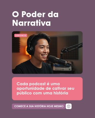 Podcast Social Media PSD Editável