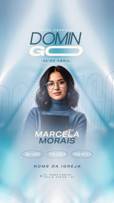 Story Flyer Próximos Shows Culto Especial PSD Editável