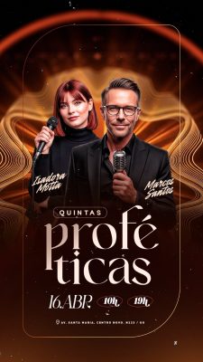 Story Flyer Gospel Quintas Proféticas PSD Editável