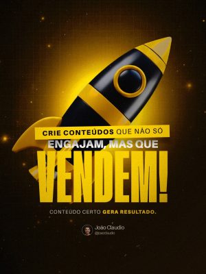 Marketing Digital Crie Conteúdos que Vendem PSD Editável