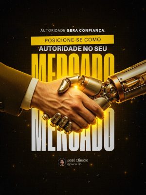 Marketing Digital Autoridade Gera Confiança Posicione-se PSD Editável