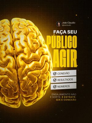 Marketing Digital Faça Seu Público Agir PSD Editável