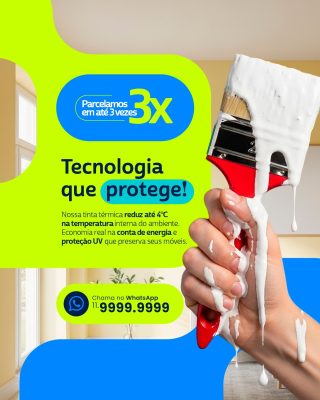 Pintor Tecnologia Que Protege PSD Editável