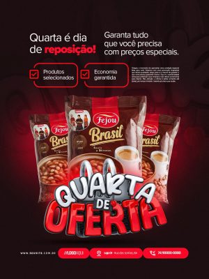 Quarta de Oferta Garanta Tudo Com Preços Especiais PSD Editável