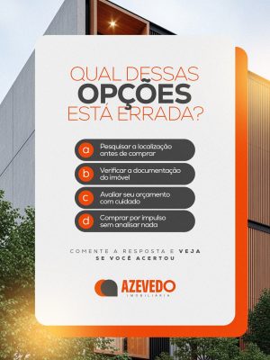 Imobiliária Qual Dessas Opções Está Errada PSD Editável