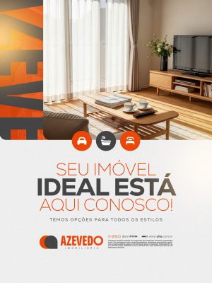 Seu Imóvel Ideal Está Aqui Conosco Imobiliária PSD Editável