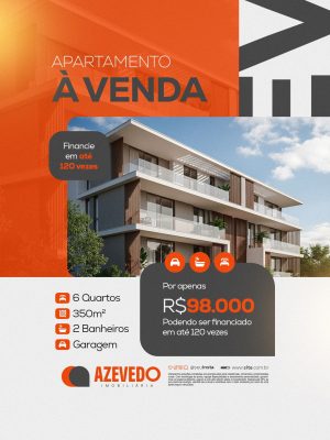 Imobiliária Apartamento à Venda PSD Editável