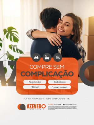 Imóvel Compre Sem Complicação Azevedo Imobiliária PSD Editável