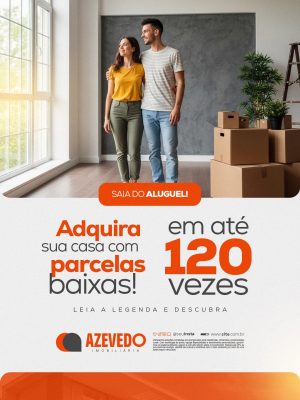 Imobiliária Imóvel Saia do Aluguel Adquira Sua Casa Parcelas Baixas PSD Editável