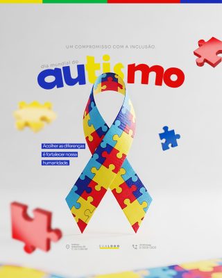 CONSCIENTIZAÇÃO AUTISMO 02 DE ABRIL CAMPANHA AZUL SOCIAL MEDIA PSD EDITÁVEL 3