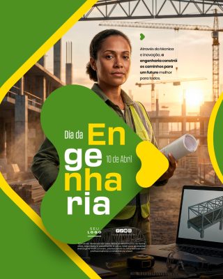 Dia da Engenharia 10 de Abril Técnica e Inovação PSD Editável