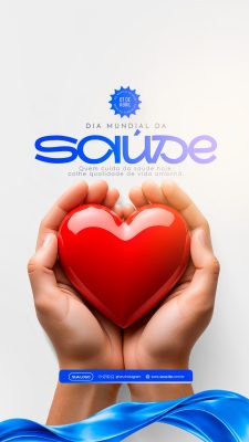 Dia Mundial da Saúde 07 de Abril Campanha PSD Editável