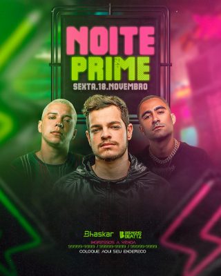 Noite Prime Sexta 18 Novembro Bhaskar Breaking Beattz PSD Editável