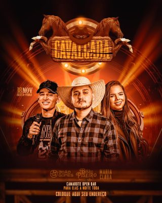 Cavalgada Sexta-Feira 18 NOV João Gomes Piseiro Maria Clara PSD Editável