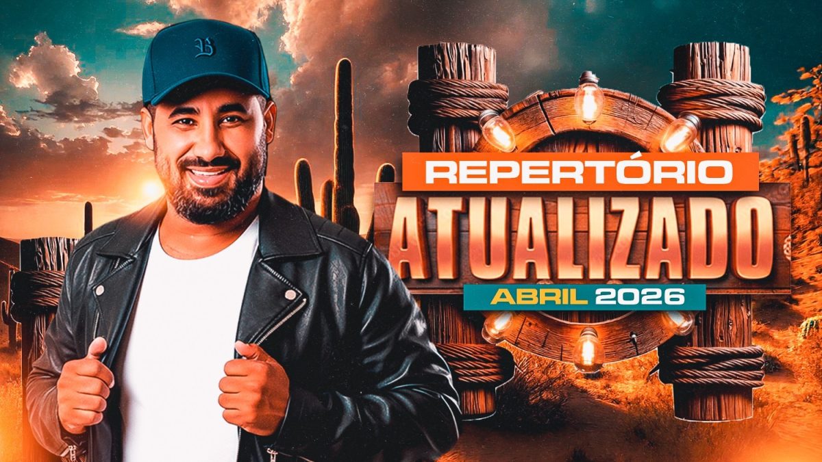Cantor Repertório Atualizado Abril 2026 PSD Editável