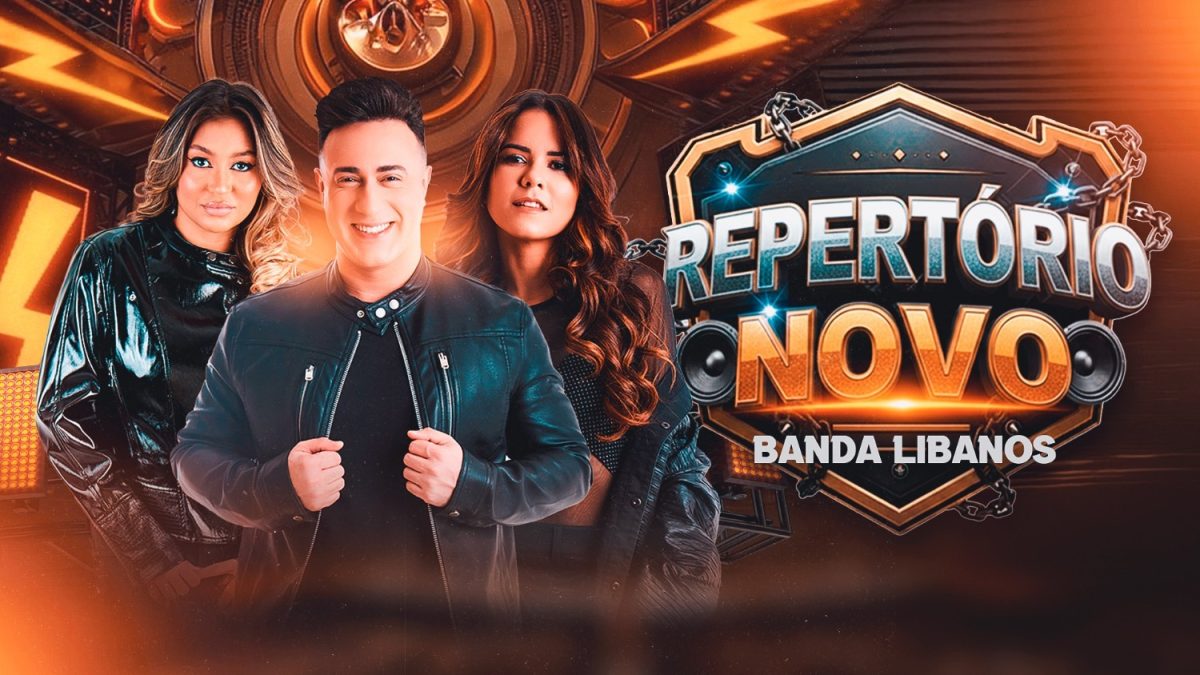 Banda Líbano Repertório Novo Banner Promocional PSD Editável