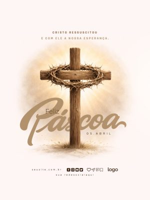 Páscoa Cristo Ressuscitou Feliz Páscoa 05