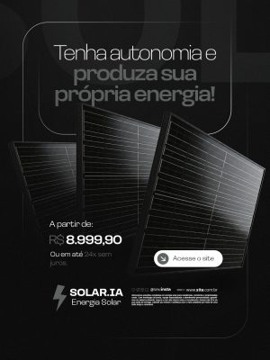 Energia Solar Tenha Autonomia e Produza Sua Própria Energia PSD Editável