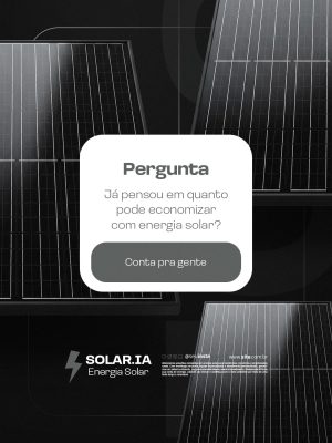Energia Solar Pergunta Economia Sustentável PSD Editável