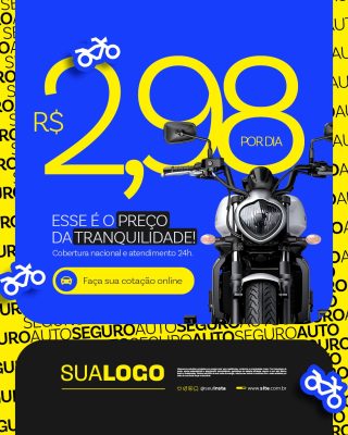 Seguro Esse é o Preço da Tranquilidade PSD Editável