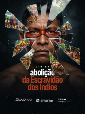 Dia da Abolição da Escravidão dos Índios 01 de Abril PSD Editável