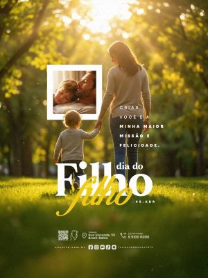 Dia do Filho 05 de Abril PSD Editável