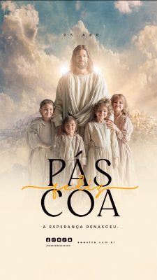 Story Feliz 05 de Abril Esperança Renasceu PSD Editável