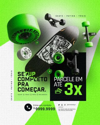 Loja Esportiva Setup Completo Para Começa PSD Editável