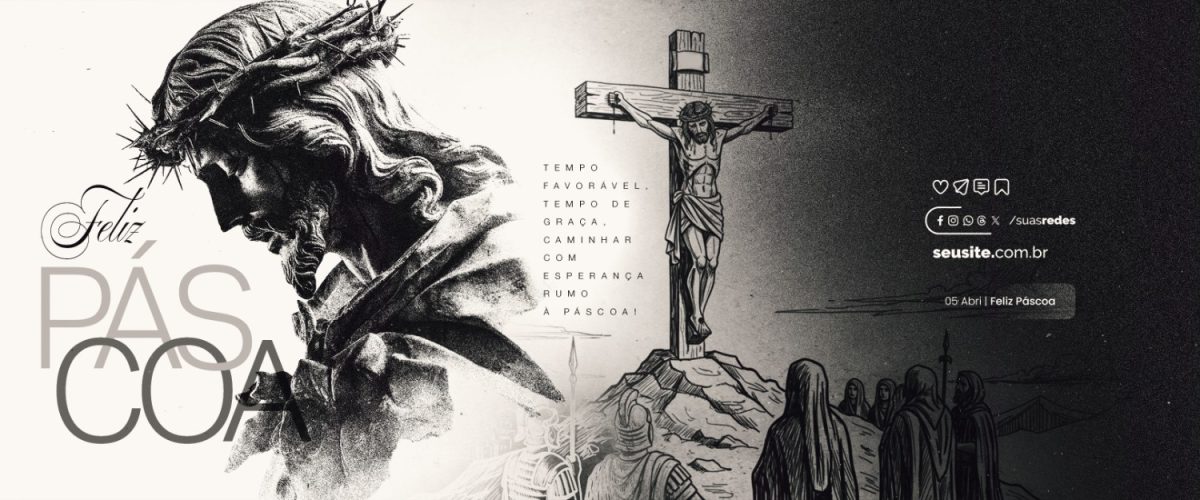 Carrossel Páscoa Feliz 05 de Abril PSD Editável