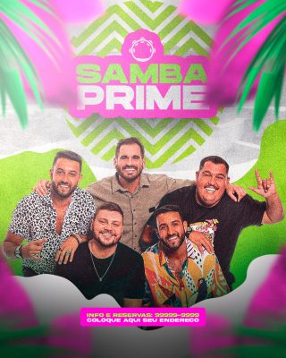Samba Prime Template de Evento Musical Festivo PSD Editável