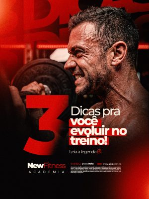 Academia 3 Dicas Pra Você Evoluir No Treino PSD Editável