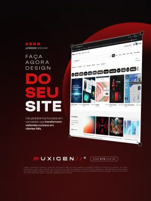 Website Faça Agora Design Do Seu Site PSD Editável