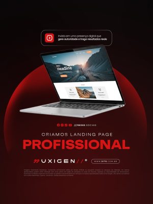 Website Criamos Landing Page Profissional PSD Editável