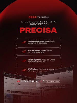 Website o Que Um Site de Alta Conversão Precisa PSD PSD Editável