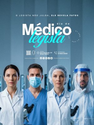 Dia do Médico Legista 07 de Abril O Legista Não Julga PSD Editável