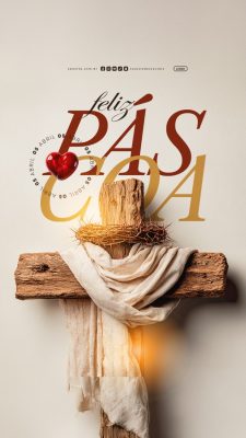 Story Páscoa 05 de Abril PSD Editável