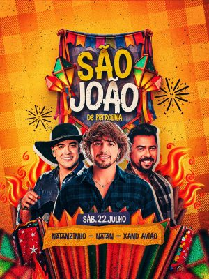 São João de Petrolina Festa Junina Julho Template PSD Editável